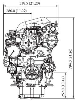 Silnik Kubota V3600-T